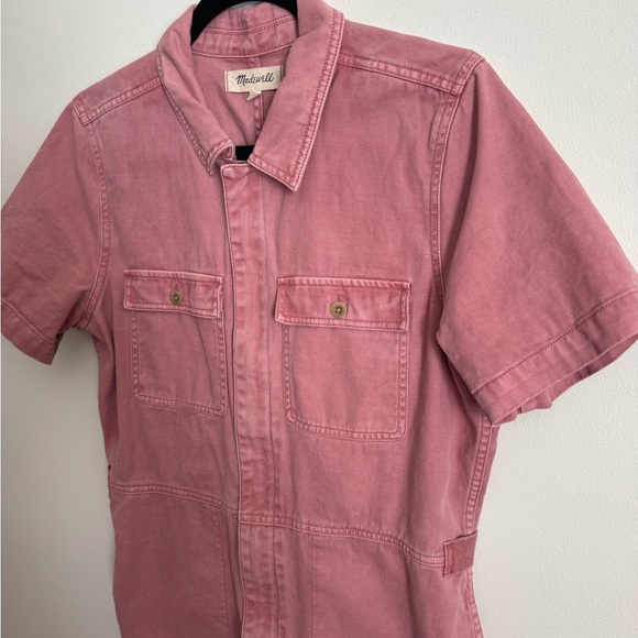 Madewell Garment-dyed Coverall Romper - Picture 3 of 10